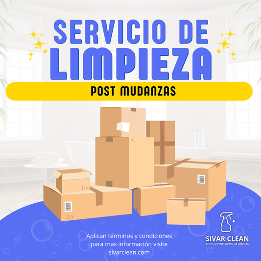 Servicio de limpieza Post-Mudanza
