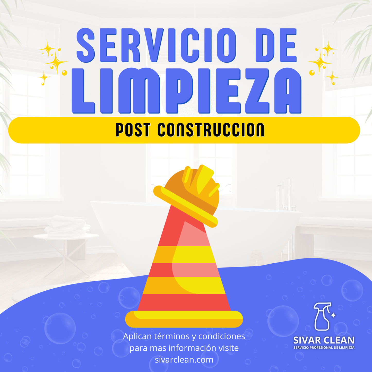 Servicio de limpieza Post-Construccion