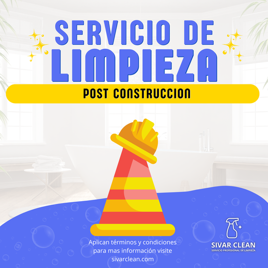 Servicio de limpieza Post-Construccion