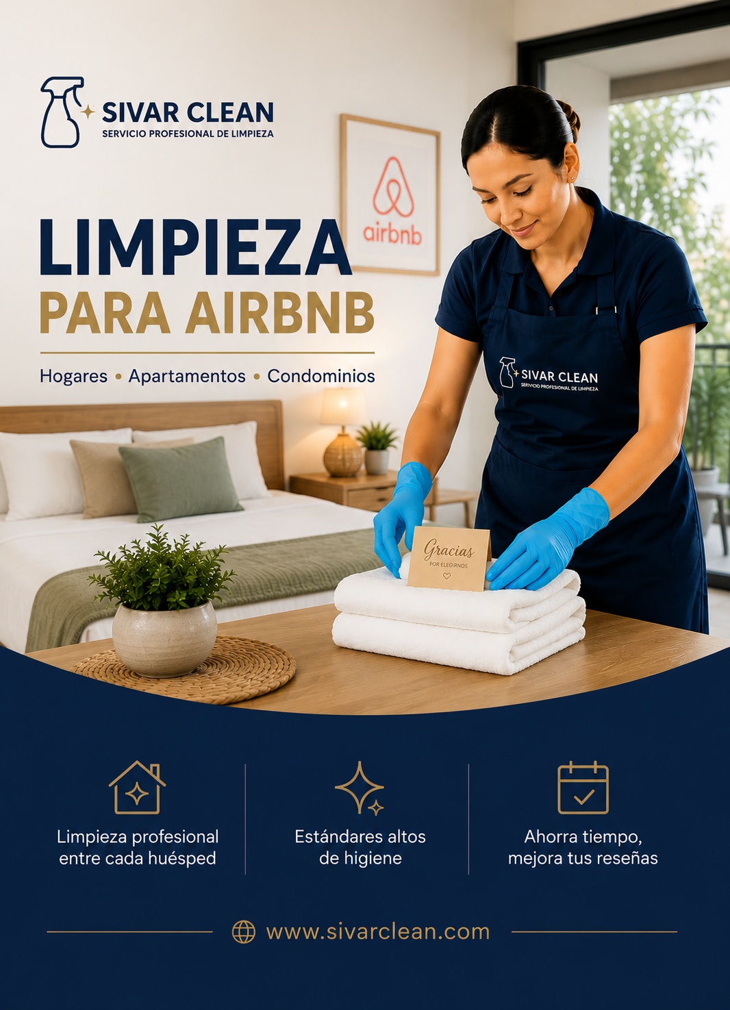 Limpieza para Airbnb